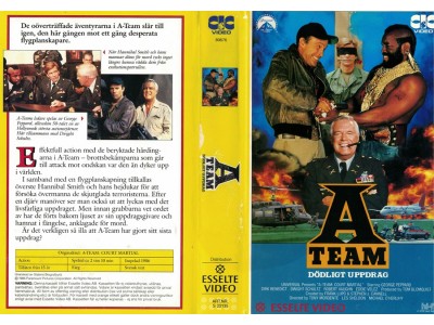 A Team Dödligt Uppdrag  Inst.  VHS